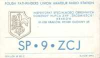 Pierwsza karta QSL stacji SP9ZCJ